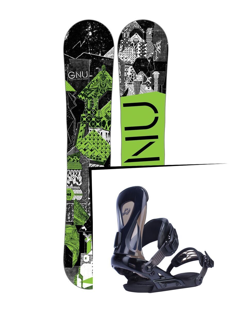 Set: Gnu Carbon Credit 2017 + Ride Revolt (1770162S) - Bild 1