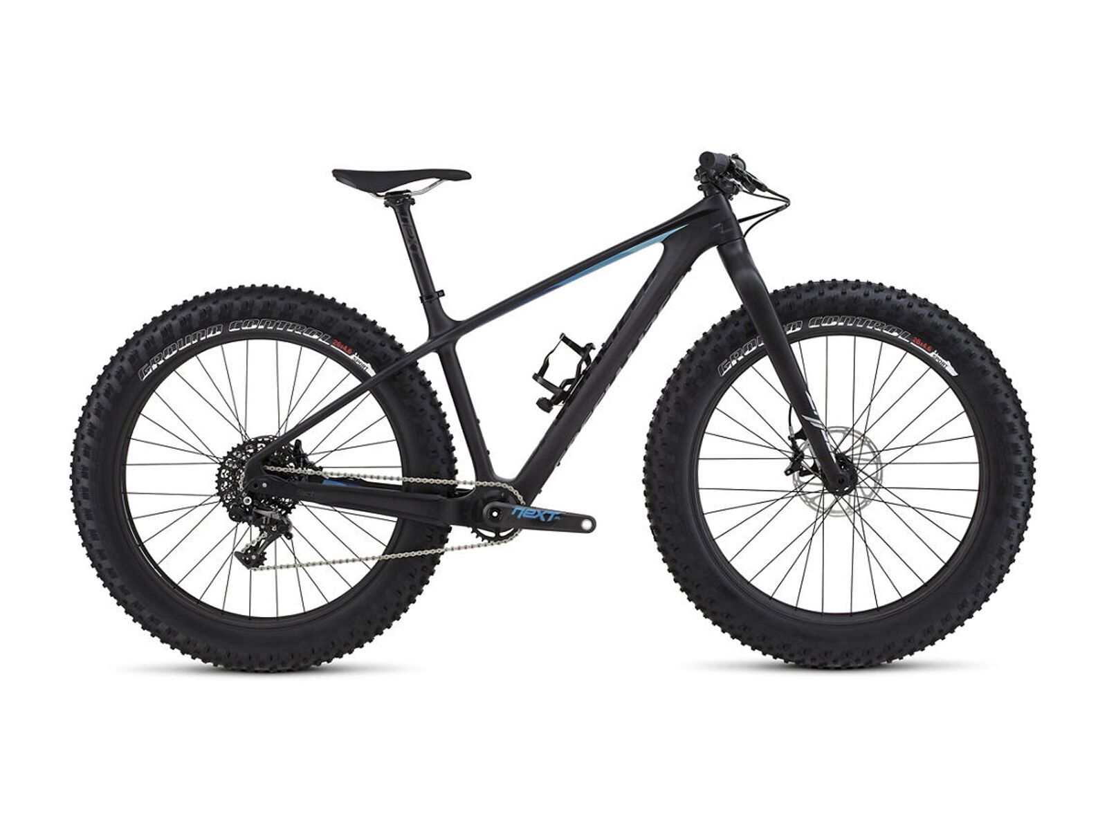 Specialized Fatboy Expert Carbon, satin carbon/black/blue fade - Bild 1