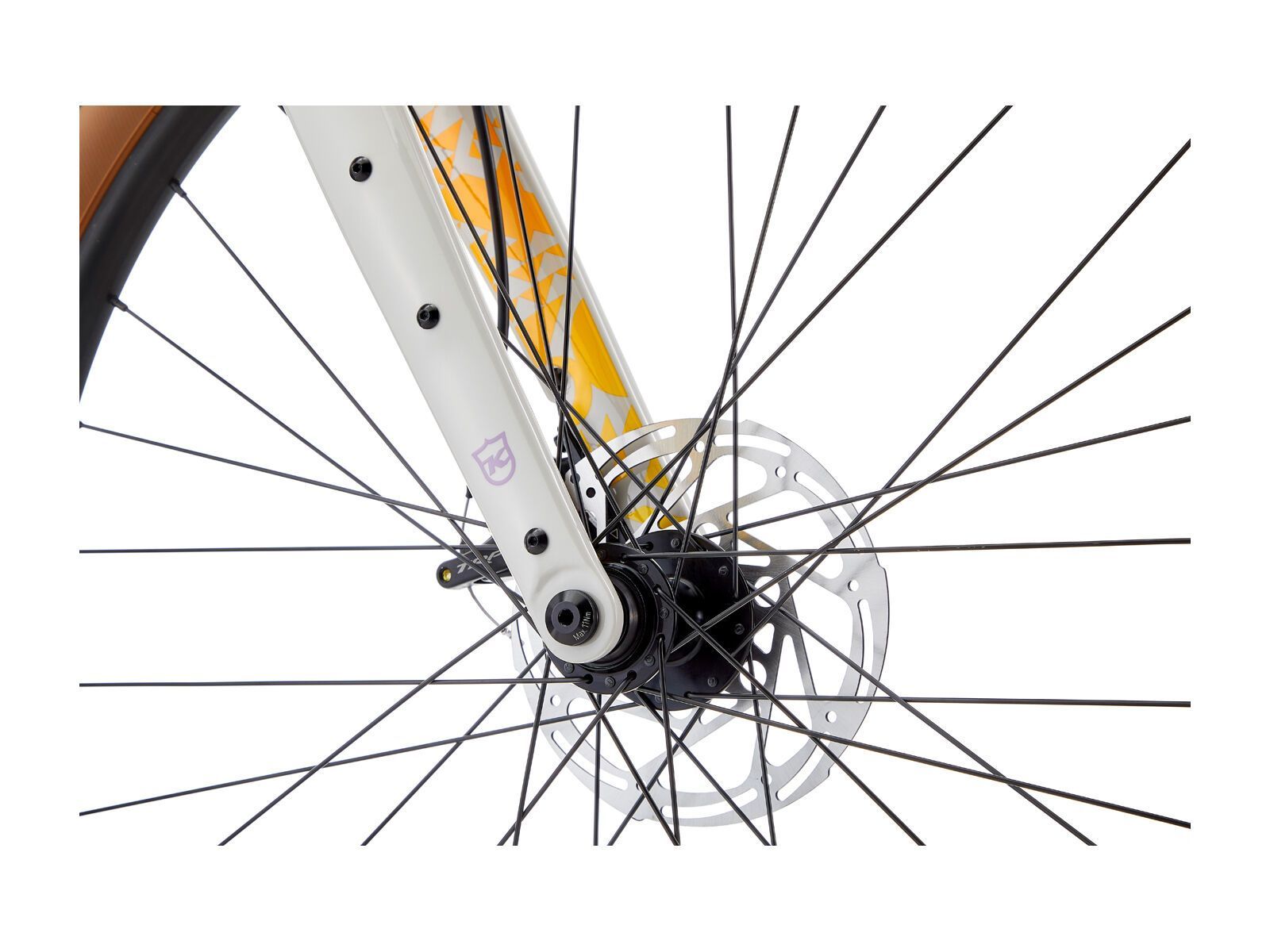 Kona Rove NRB, gloss porcelain / orange - Bild 8