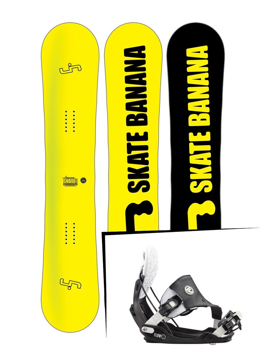 Set: Lib Tech Sk8 Banana 10 years 2017 + Flow Five Hybrid (1513190S) - Bild 1