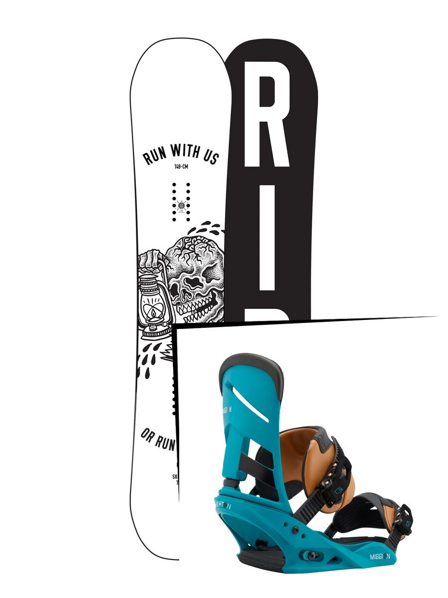 Set: Ride Burnout 2017 + Burton Mission (1712879S) - Bild 1