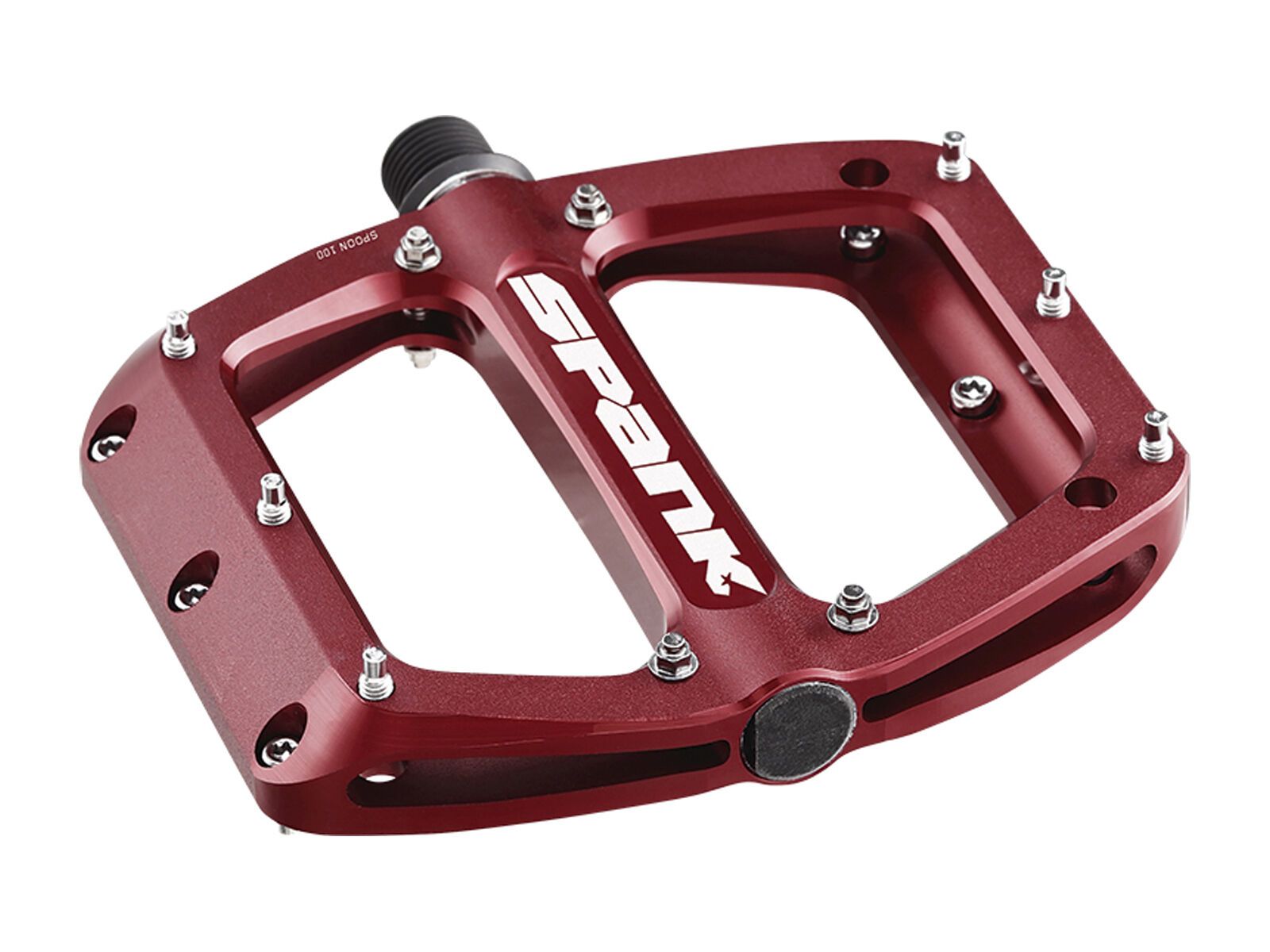 Spank Spoon Reboot Flat Pedal - L, red - Bild 1