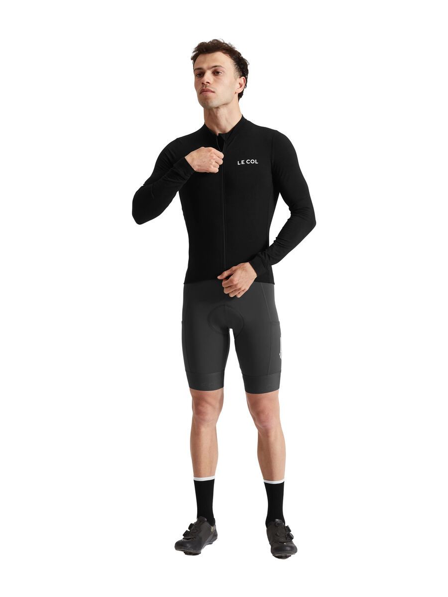 Le Col ARC Merino Long Sleeve Jersey, black - Bild 5