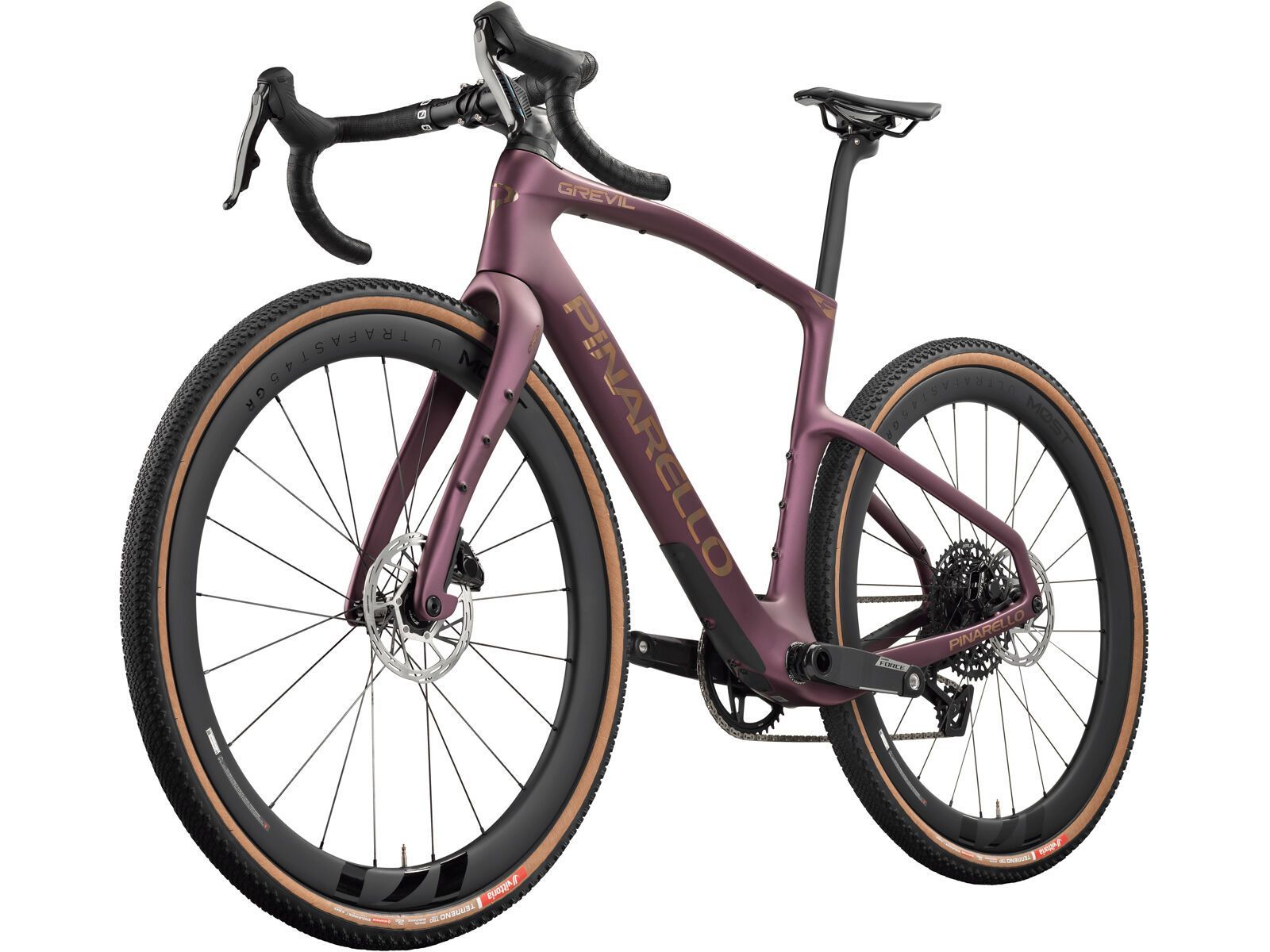 Pinarello Grevil F7 Force AXS 1x13 XPLR / MOST Gravel Carbon 45, polaris purple matt - Bild 2