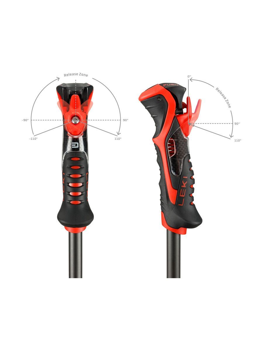 Leki Airfoil 3D, black/dark anthracite/bright red - Bild 6