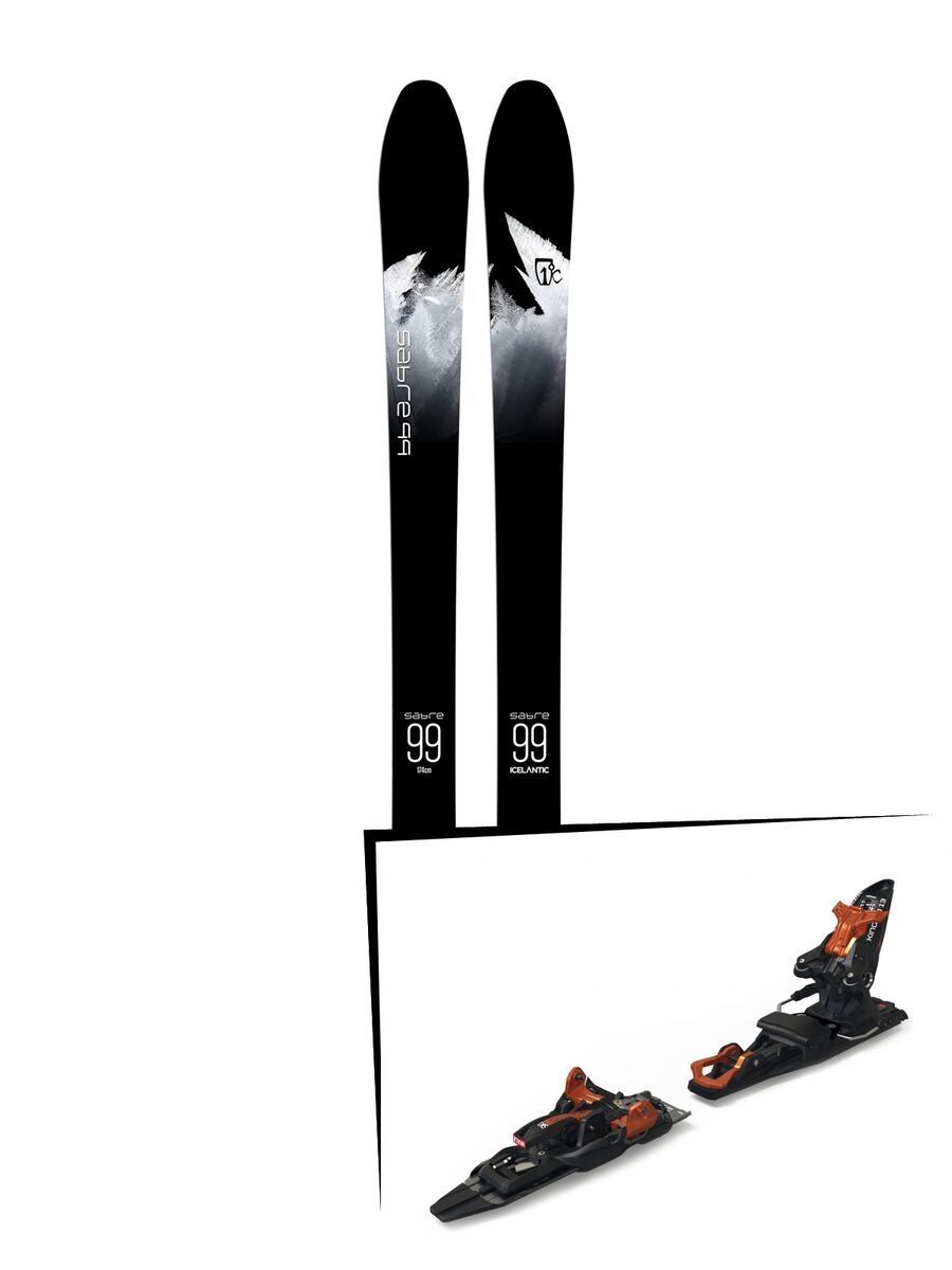Set: Icelantic Sabre 99 2018 + Marker Kingpin 13 Demo black/copper - Bild 1