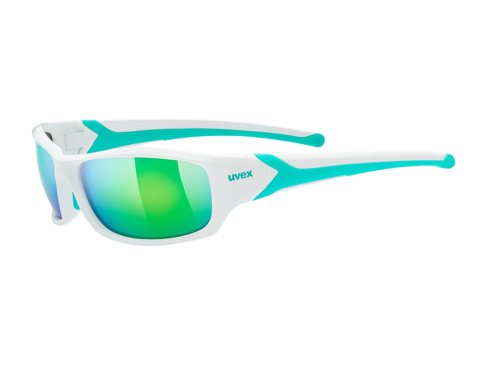 uvex sportstyle 211, white green/Lens: mirror green - Bild 1