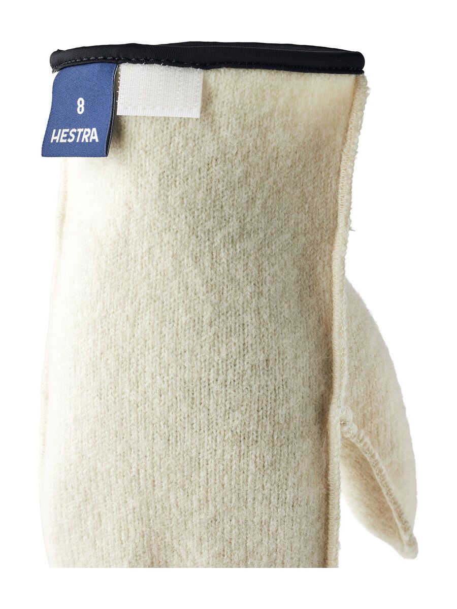 Hestra Wakayama Wool Liner Mitt, offwhite - Bild 4