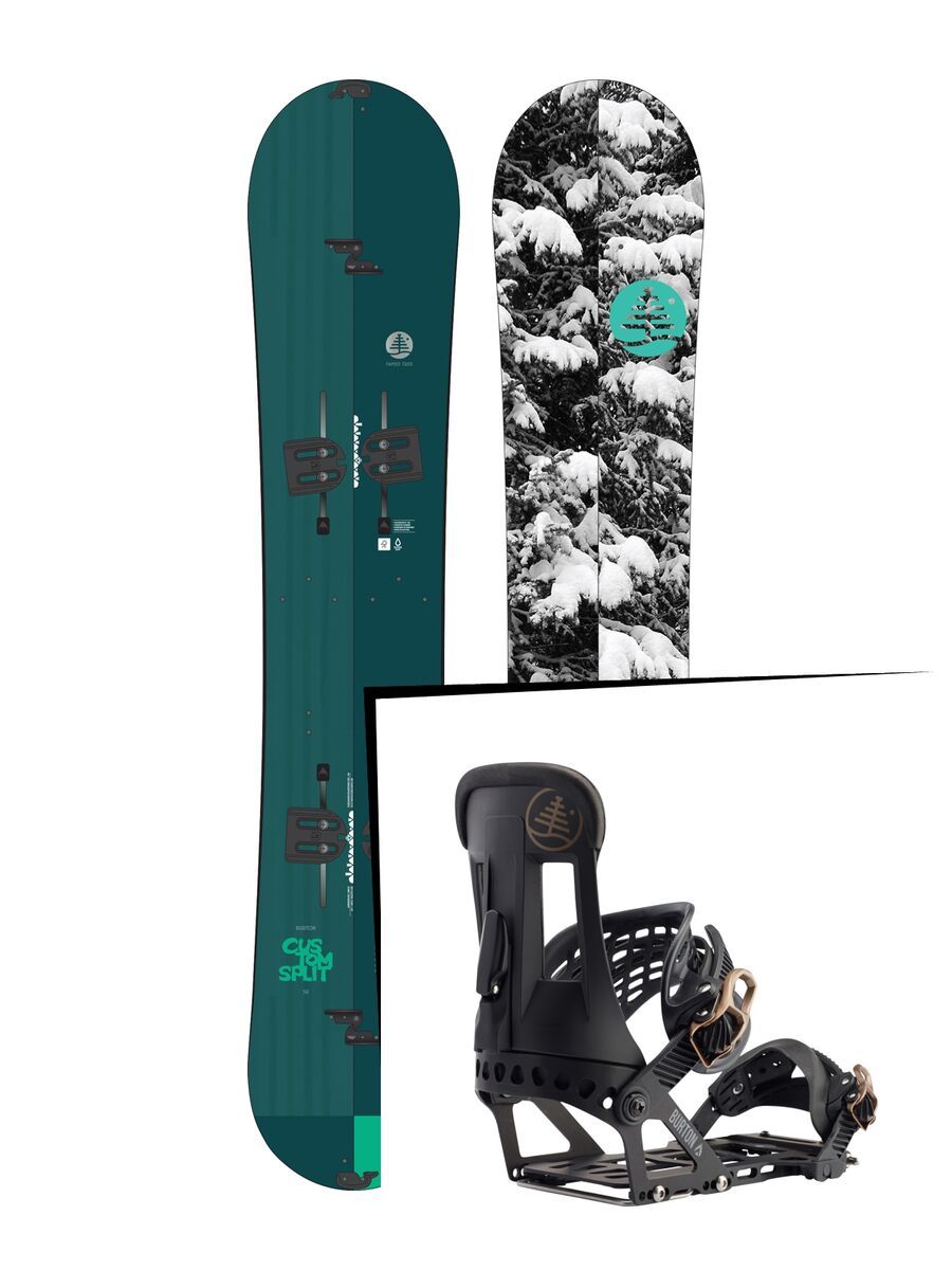 Set: Burton Custom Split 2017 +  Hitchhiker (1712812S) - Bild 1