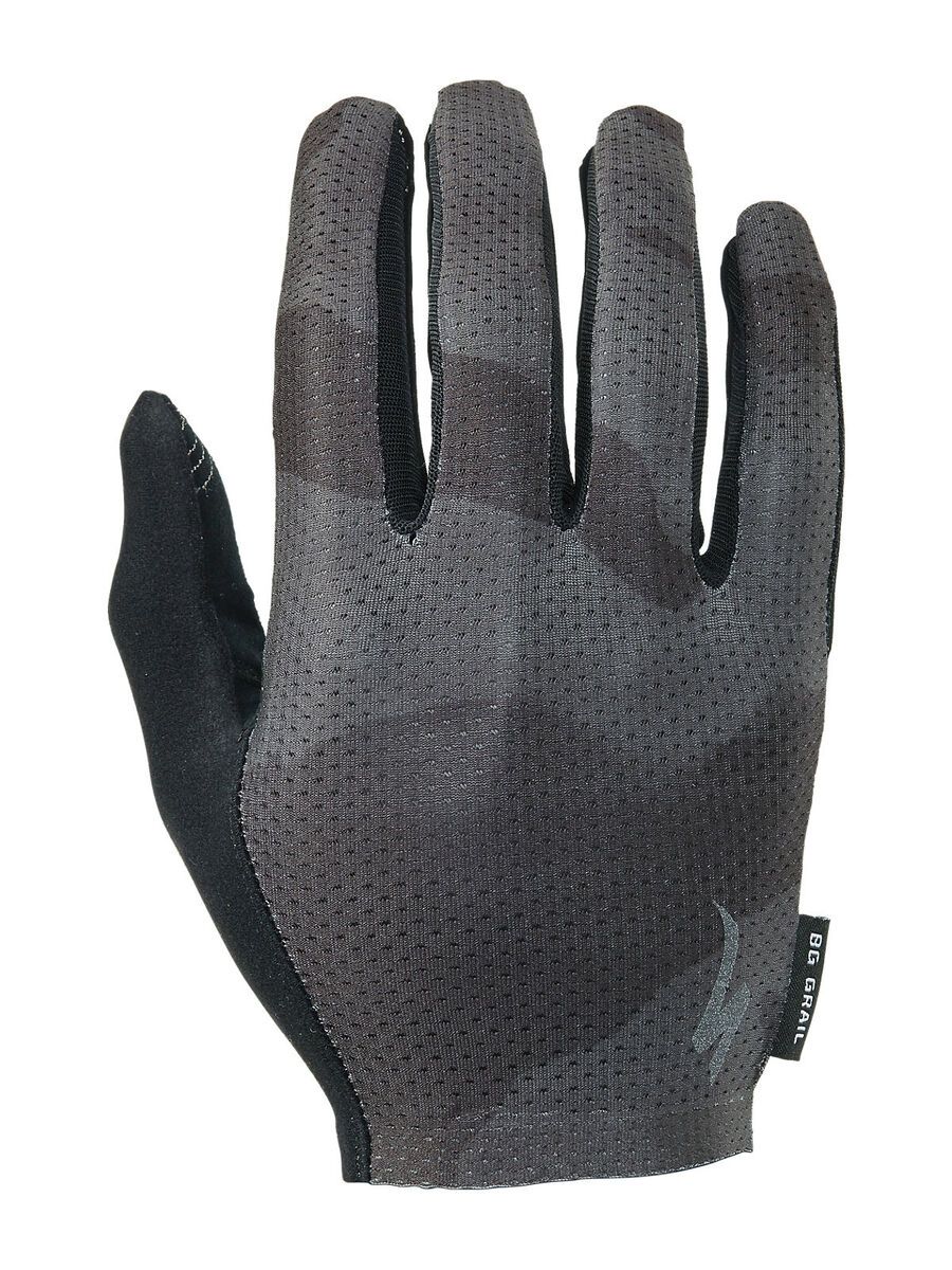 Specialized Body Geometry Grail Long Finger, black/charcoal camo - Bild 1