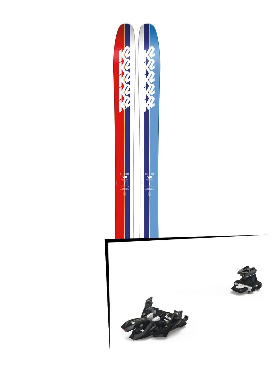 Set: K2 SKI Marksman 2019 + Marker Alpinist 12 black/titanium - Bild 1