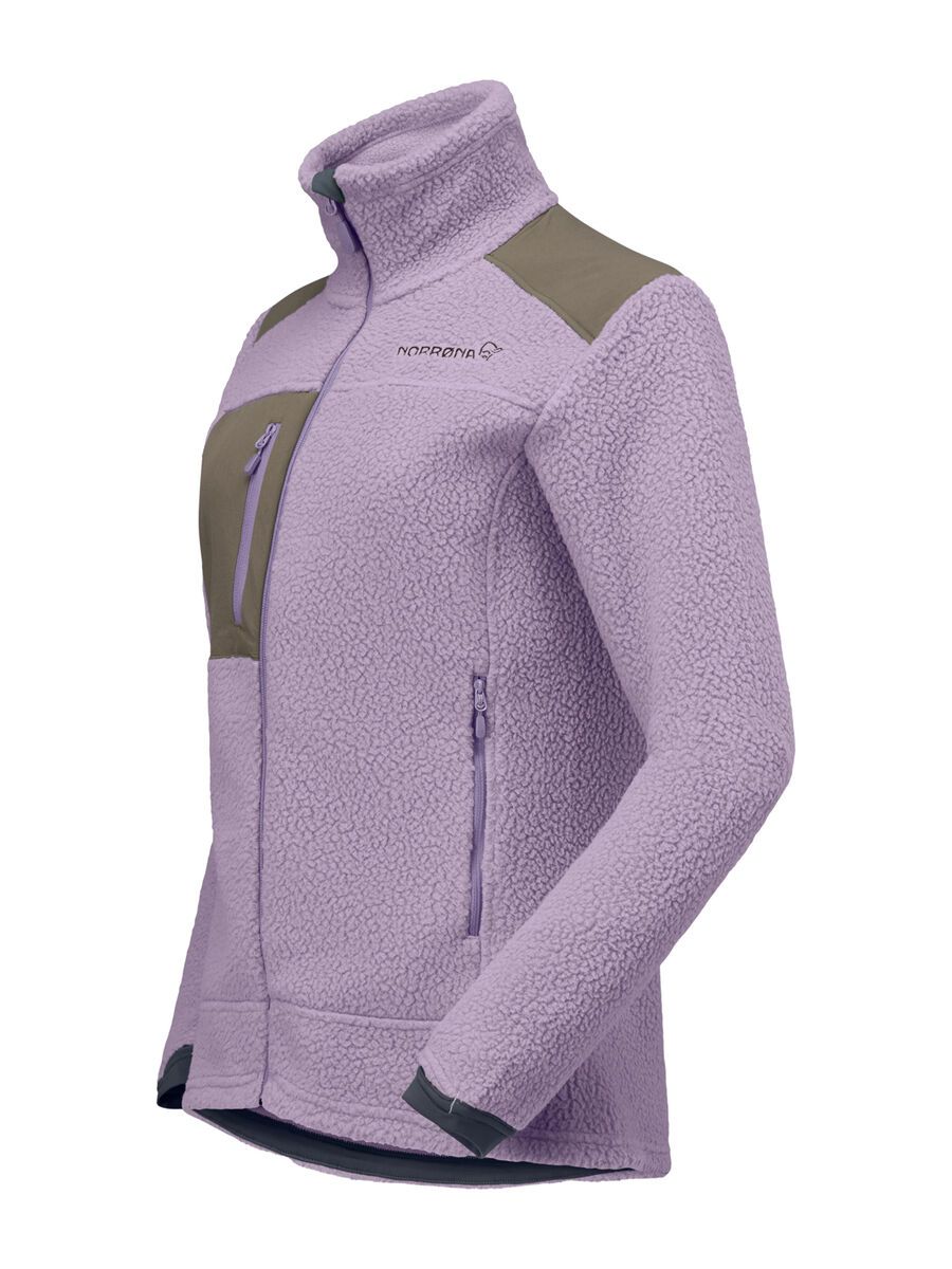 Norrona trollveggen warm3 Jacket W's, purple sage - Bild 3
