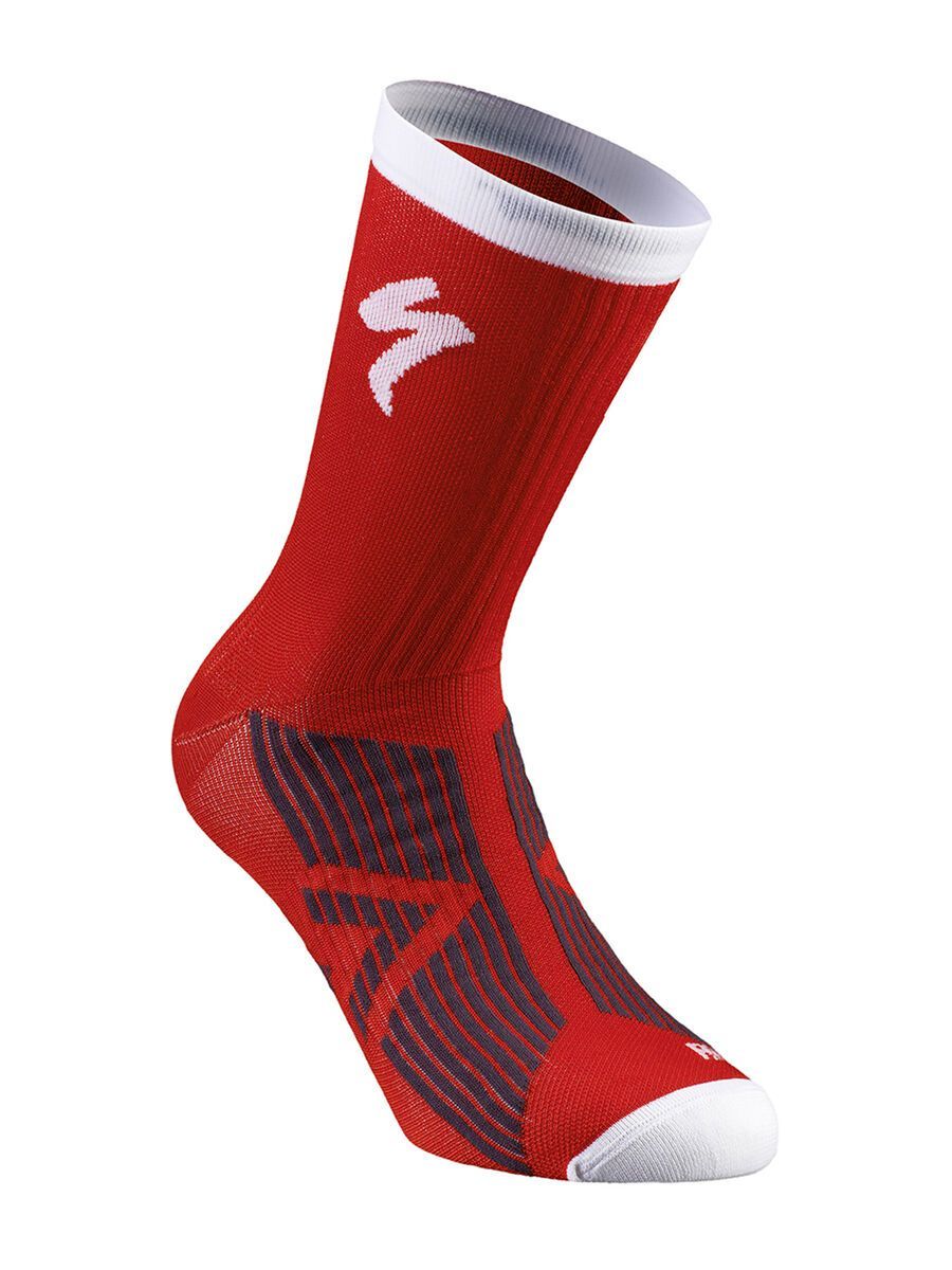 Specialized SL Elite Summer Sock, red/white - Bild 1
