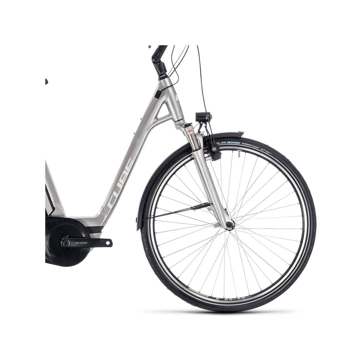 Cube Town Hybrid EXC 500 Easy Entry, silver´n´white - Bild 3