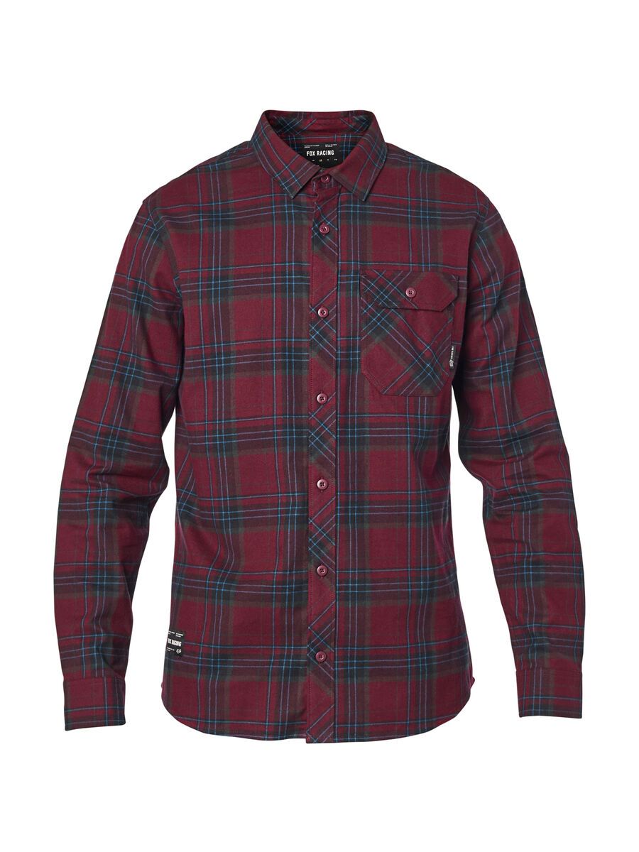 Fox Gamut Stretch Flannel, cranberry - Bild 1