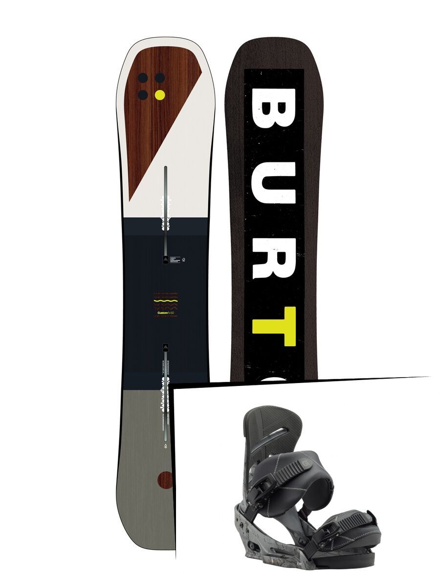 Set: Burton Custom Flying V 2019 +  Mission EST (1931076S) - Bild 1
