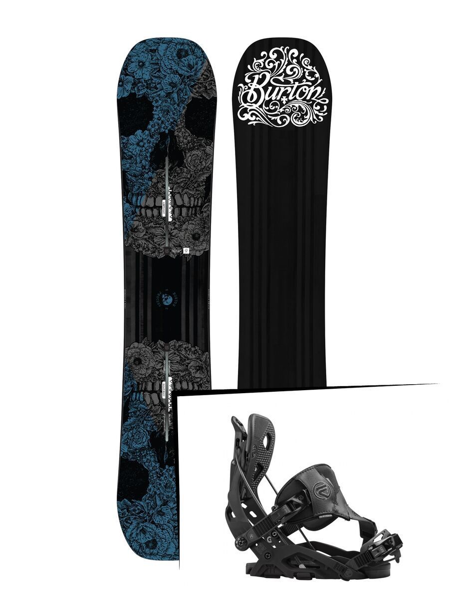 Set: Burton Process Off-Axis 2017 + Flow Fuse Hybrid (1513148S) - Bild 1
