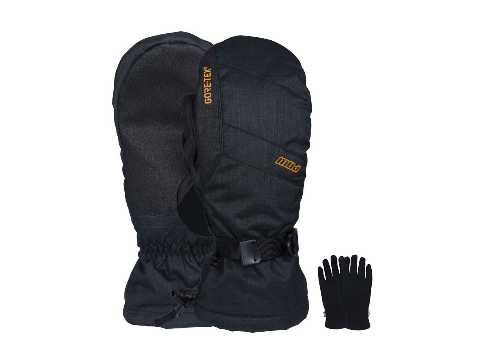 POW Gloves Warner Gore-Tex Long Mitt + Merino Liner, tobacco - Bild 1