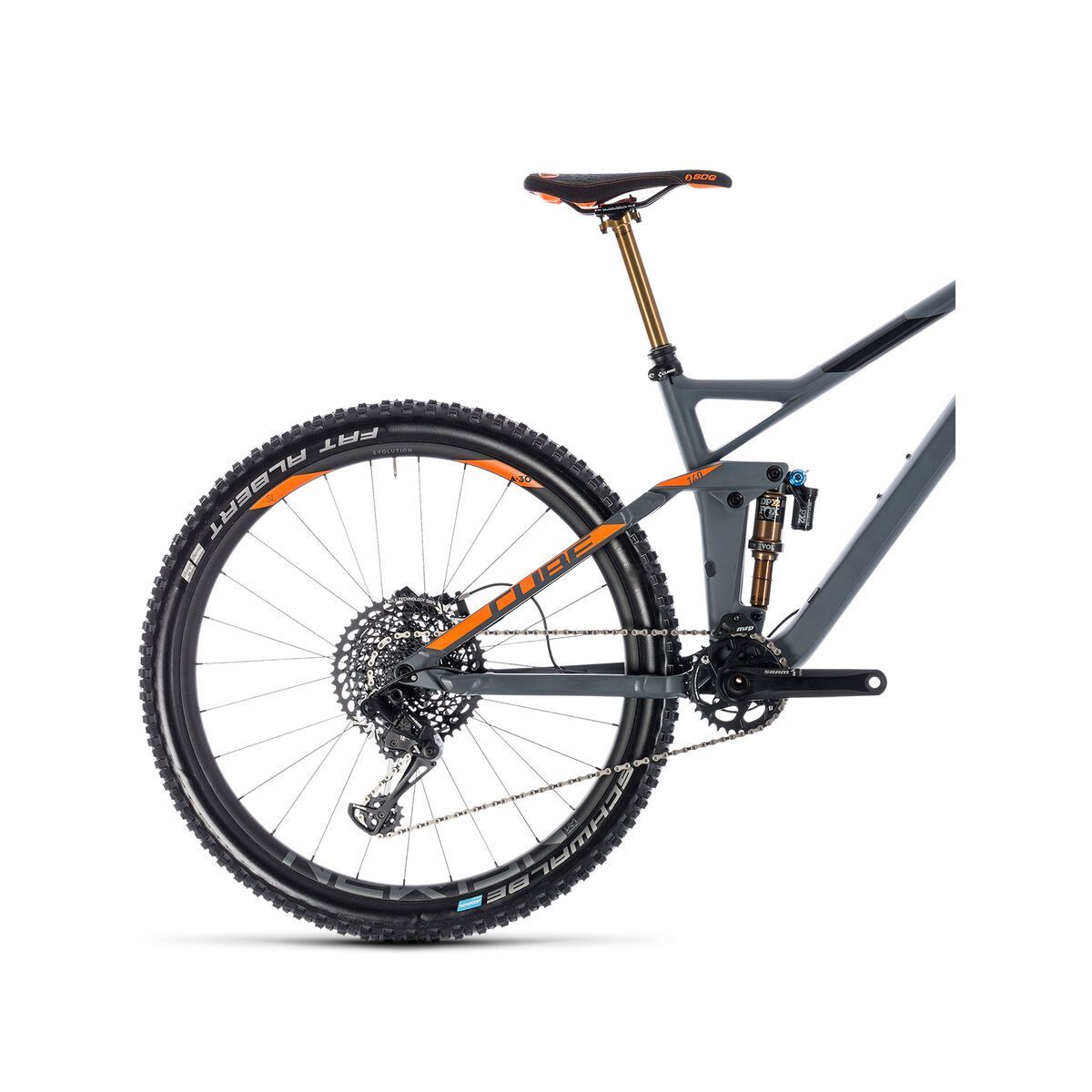 Cube Stereo 140 HPC TM 27.5, grey´n´orange - Bild 5