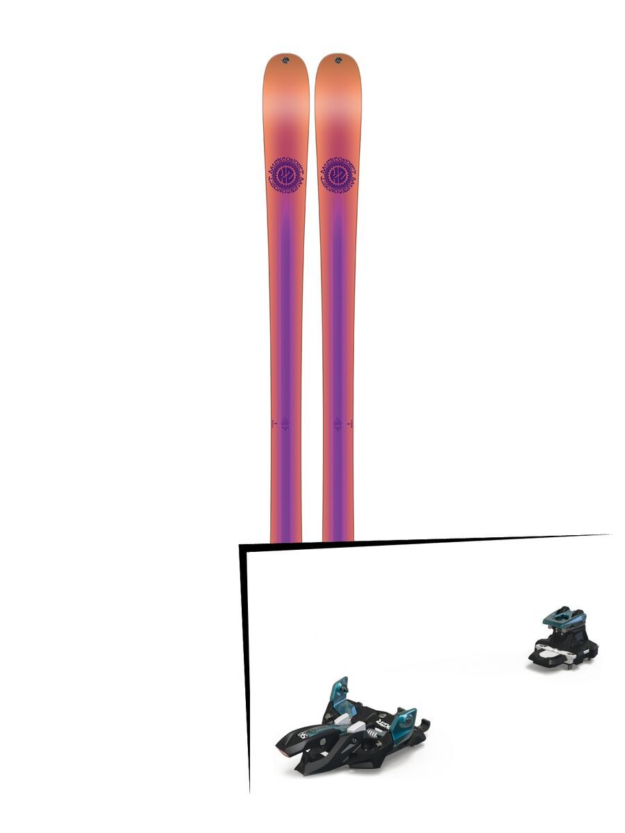 Set: K2 SKI Missconduct 2018 + Marker Alpinist 9 black/turquoise - Bild 1