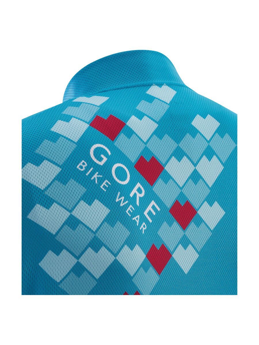 Gore Bike Wear E Lady Digi Heart Trikot, scuba blue - Bild 5