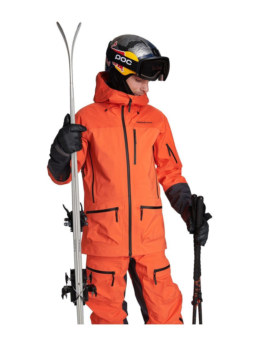 Peak Performance Vislight Pro Jacket, zeal orange/motion - Bild 8