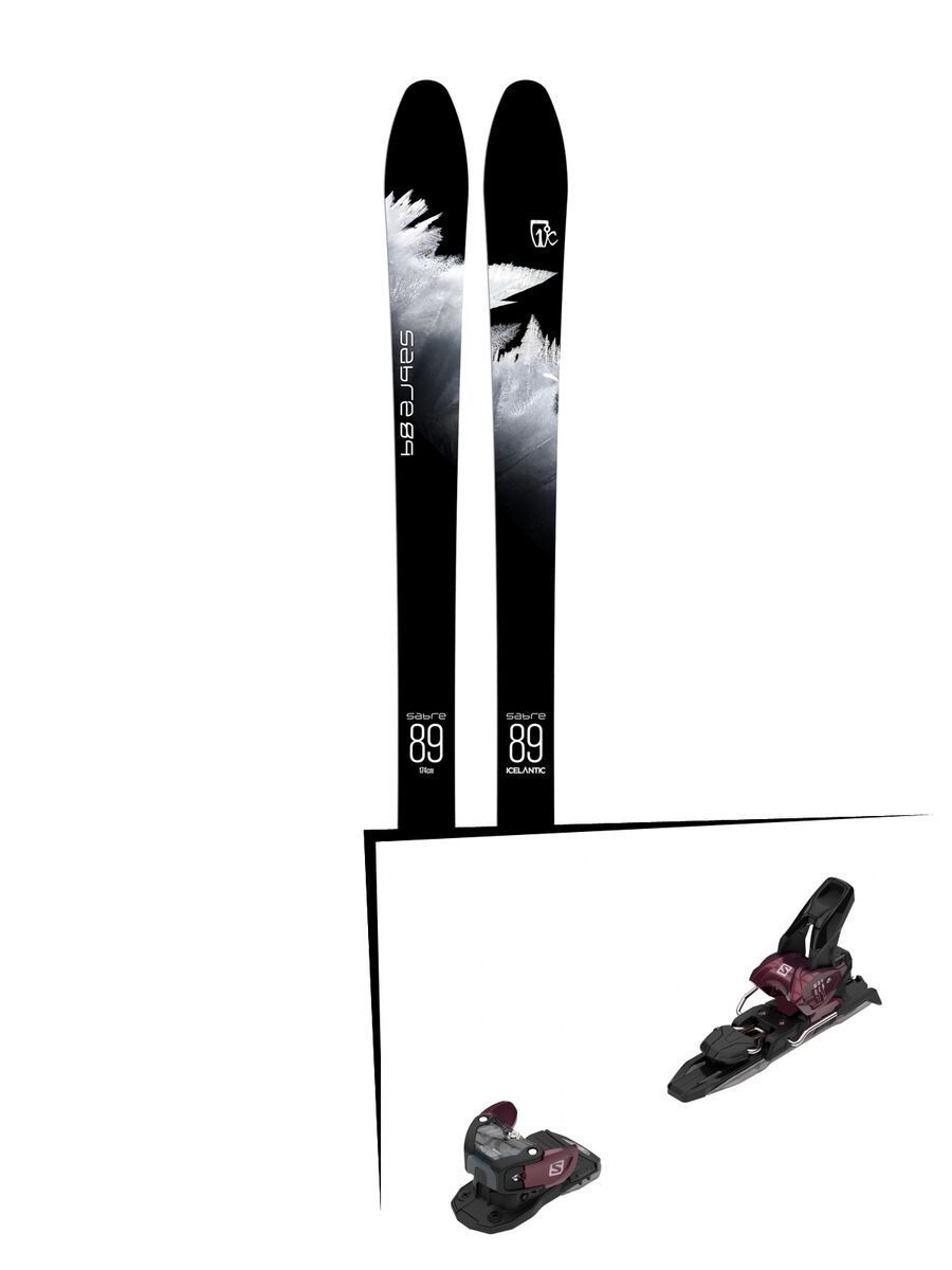 Set: Icelantic Sabre 89 2018 + Salomon Warden MNC 11 fig - Bild 1