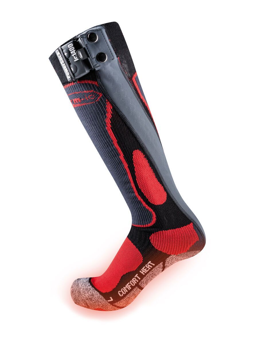 Therm-ic PowerSock Comfort Heat Men, black/red - Bild 1