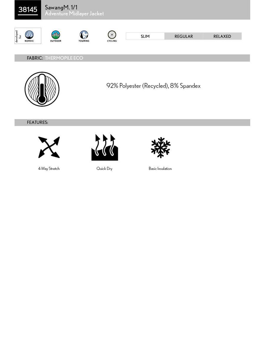 Maloja SawangM. 1/1, deep black - Bild 3