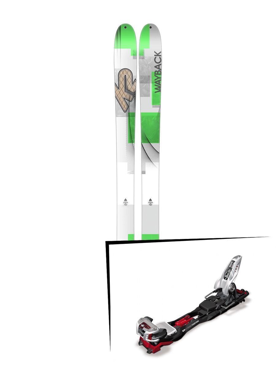 K2 SKI Set: Wayback 96 2016 + Marker Baron EPF 13 - Bild 1