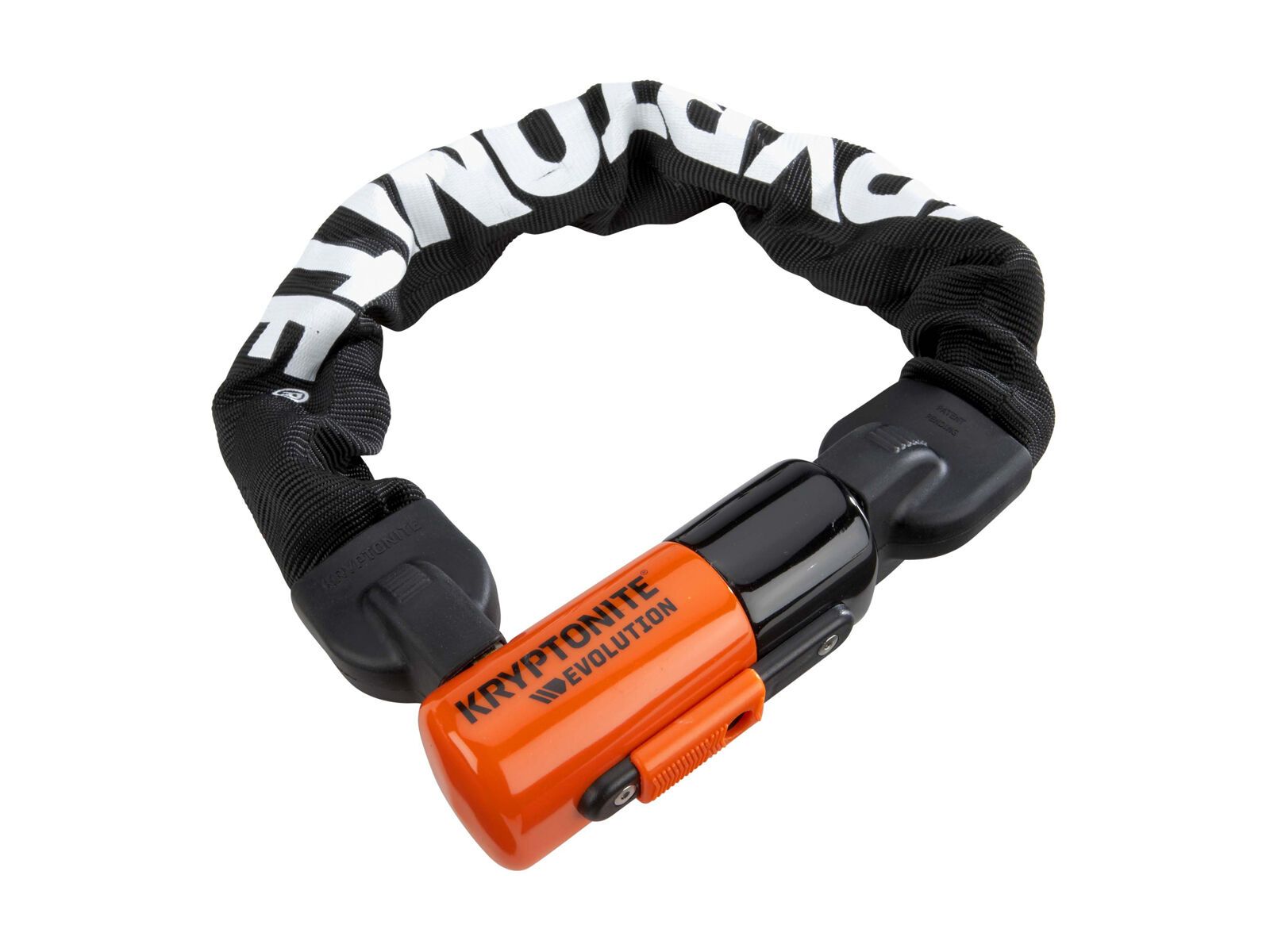 Kryptonite Evolution Series 4 1055 Mini Integrated Chain - 55 cm, orange/schwarz - Bild 1