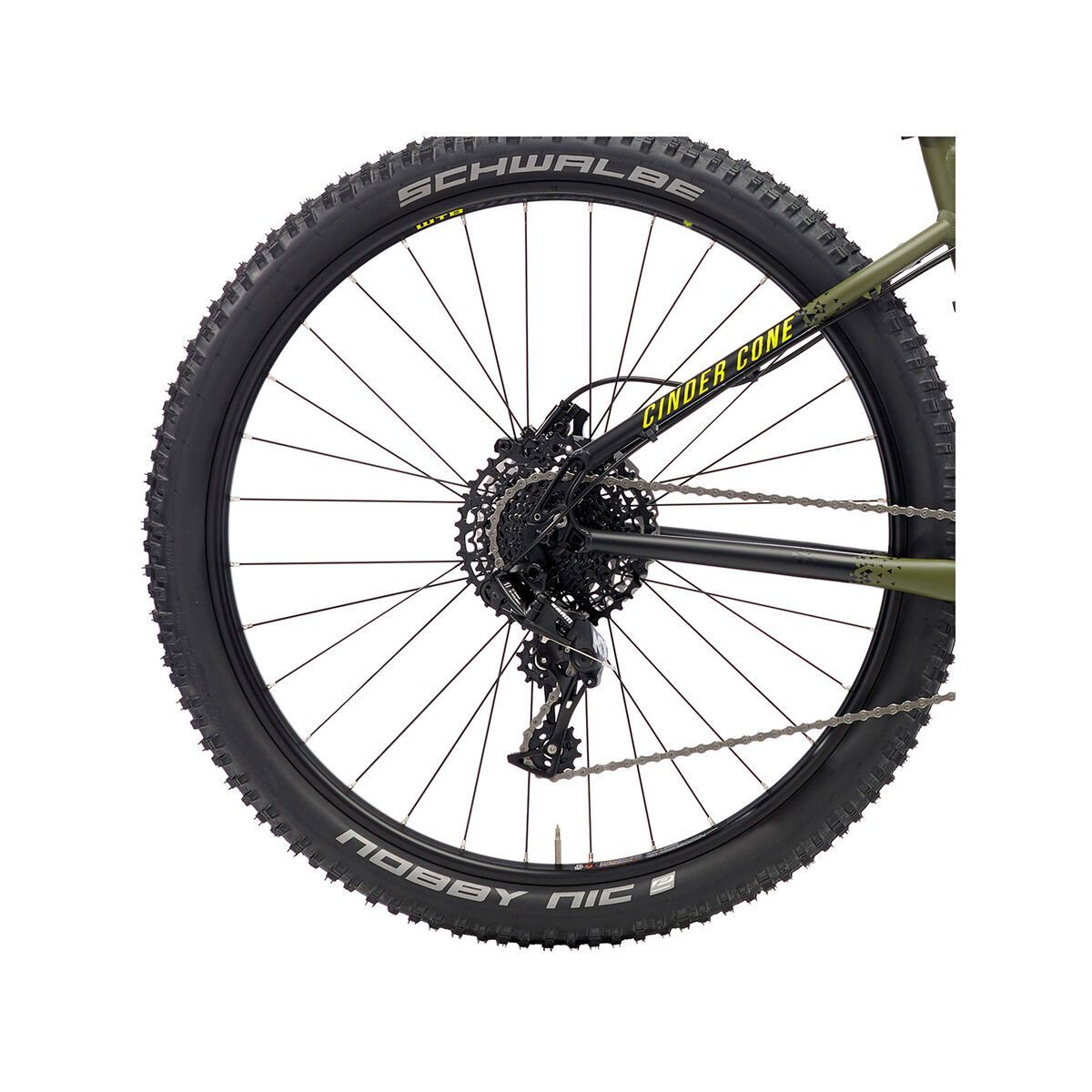 Kona Cinder Cone, matt black & olive w/ black & yellow decals - Bild 5