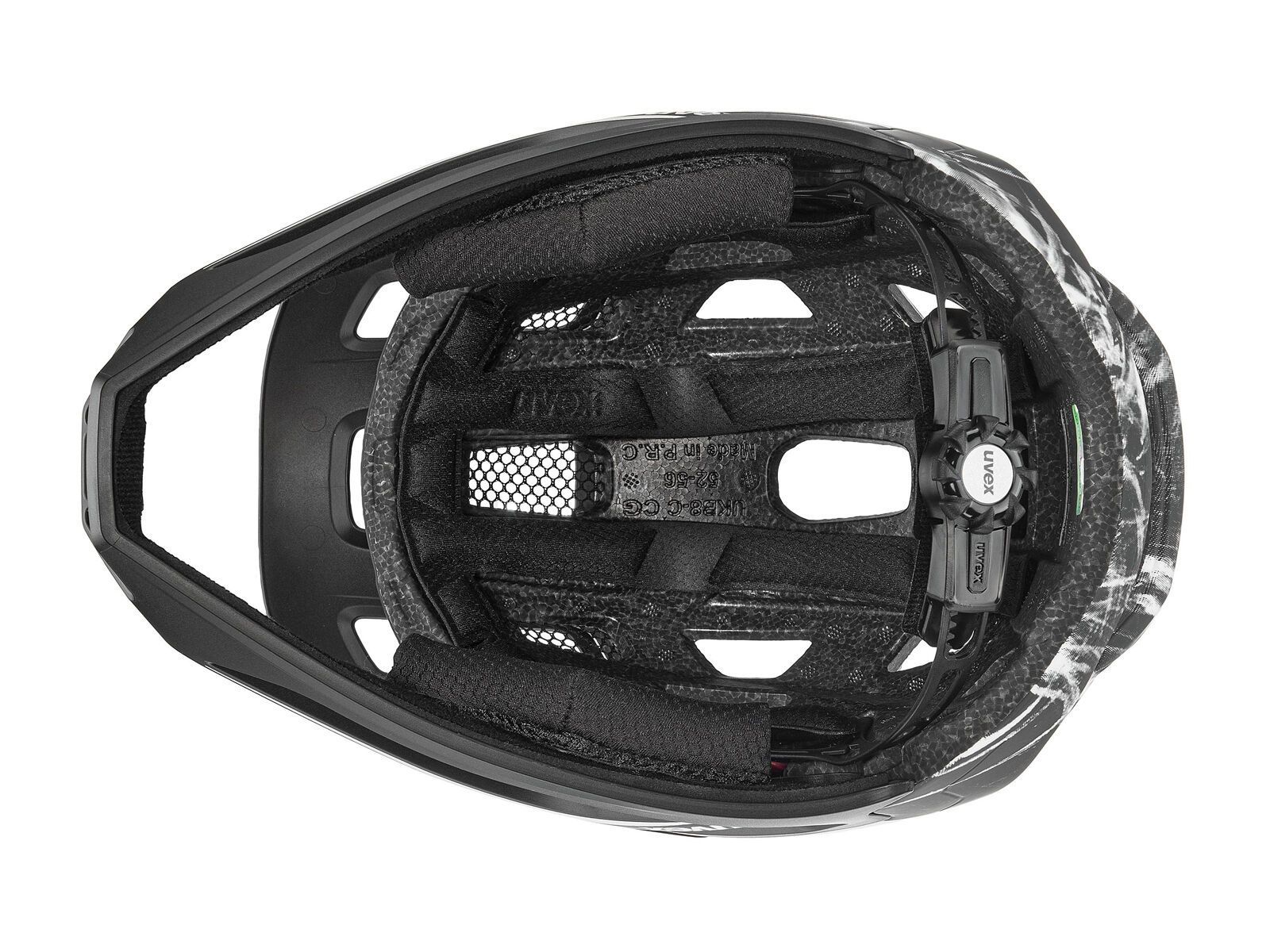 uvex react jr. fullface, black-white matt - Bild 6