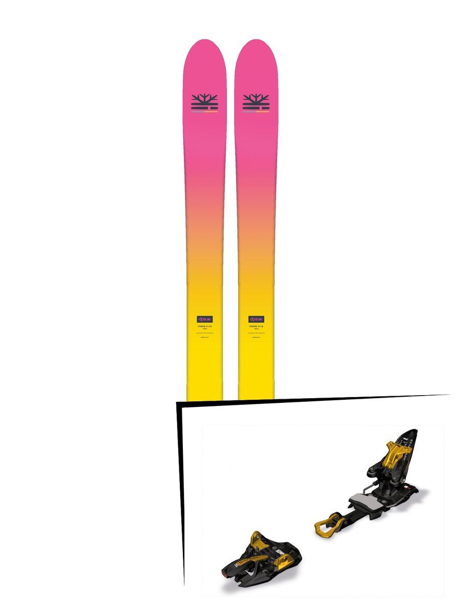Set: DPS Skis Yvette 112 RP2 Foundation 2018 + Marker Kingpin 13 - Bild 1