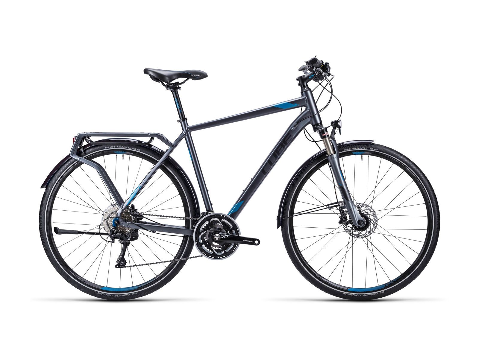 Cube Delhi EXC, anthrazit blue black - Bild 1