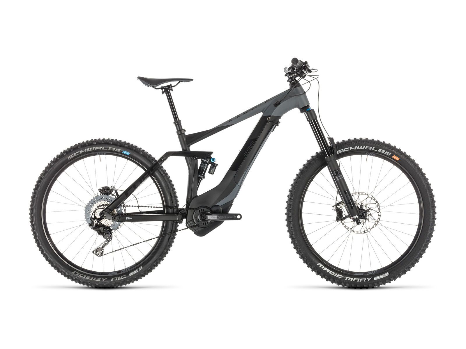 Cube Stereo Hybrid 160 SL 500 Kiox 27.5, black´n´grey - Bild 1