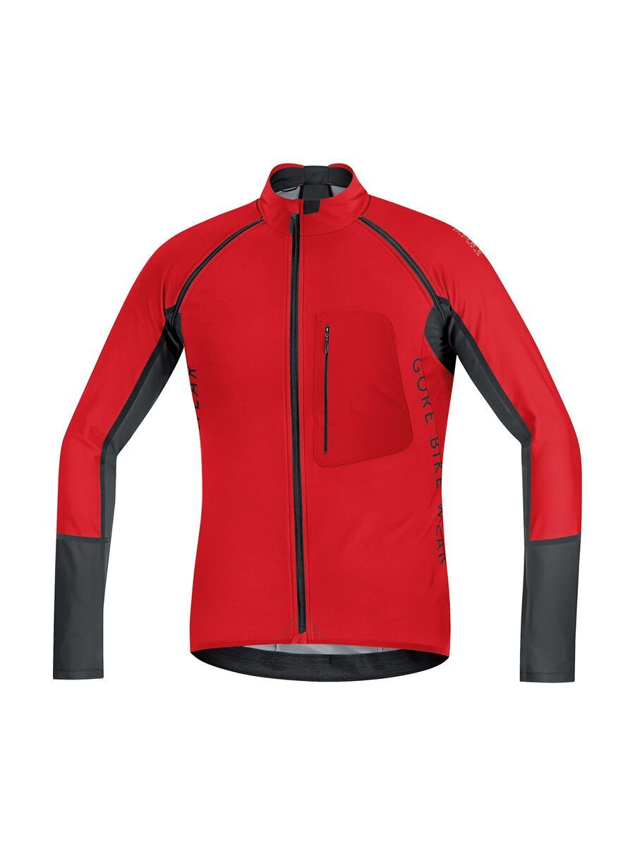 Gore Bike Wear Alp-X Pro Windstopper SO Zip-Off Trikot, red black - Bild 1