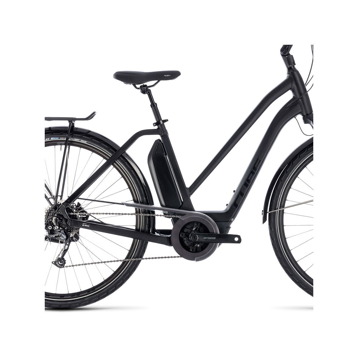 Cube Town Hybrid Sport 400 Trapeze, black´n´glossy - Bild 4