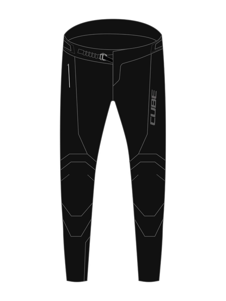Cube Vertex Pants DH, black - Bild 1