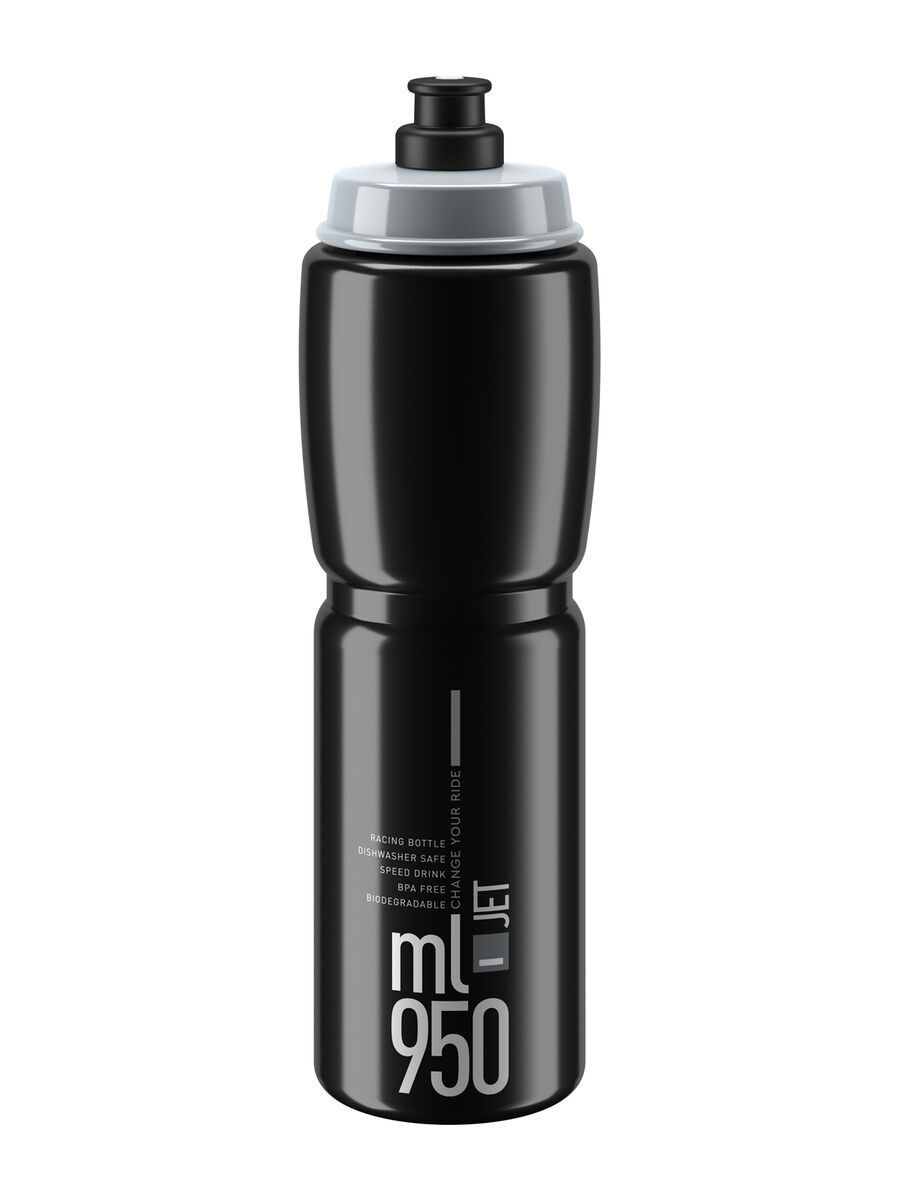 Elite Jet - 950 ml, black/grey logo - Bild 1