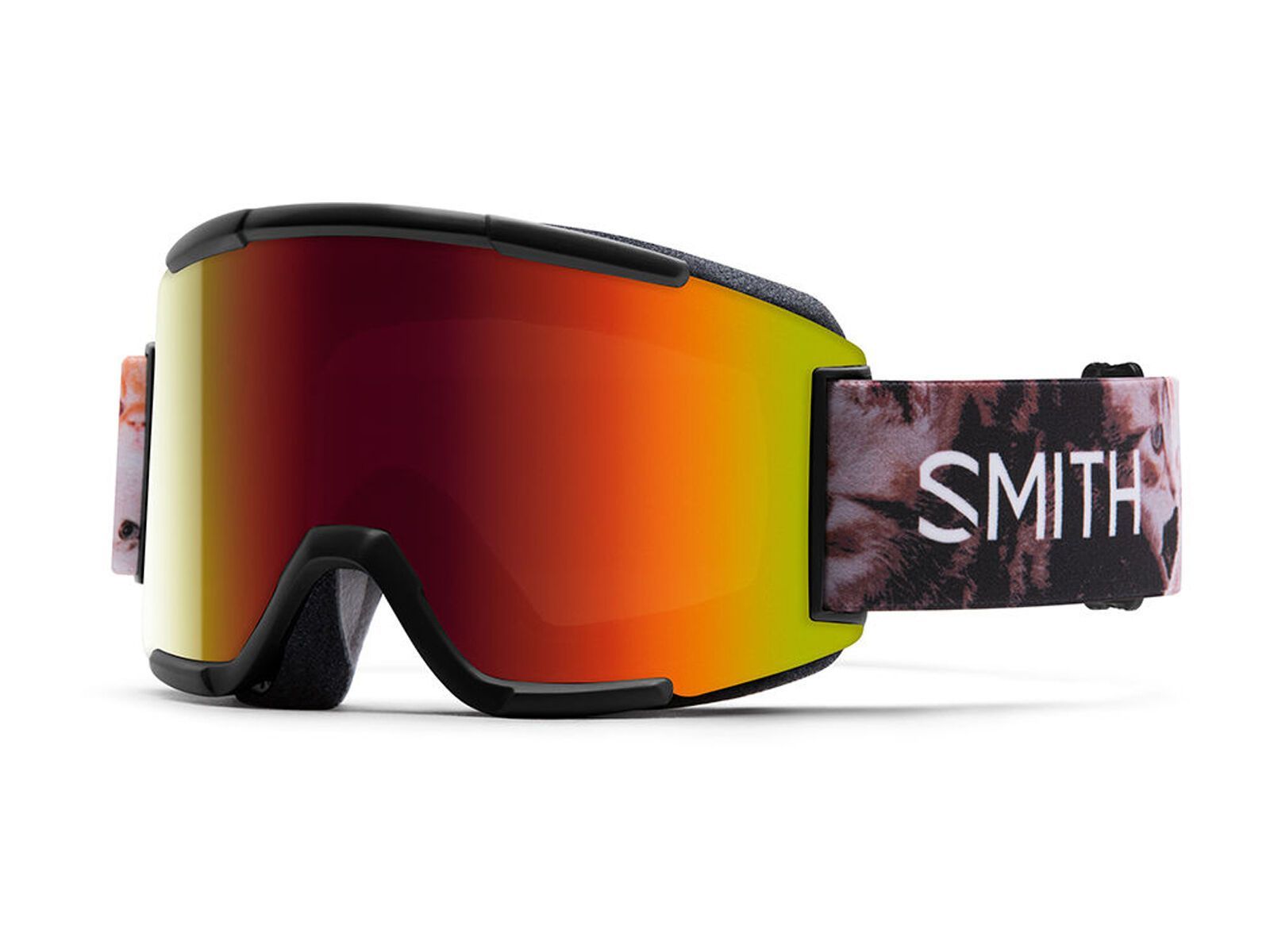 Smith Squad + Spare Lens, cattastic/red sol-x mirror/yellow - Bild 1