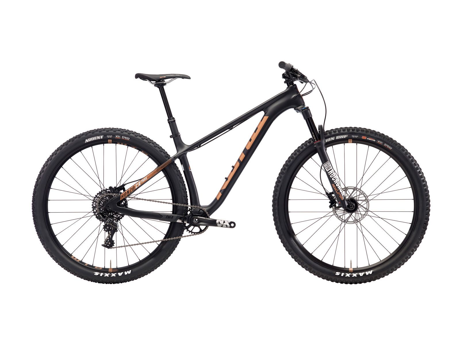 Kona Honzo CR Trail, matt black w/ white & copper decals - Bild 1