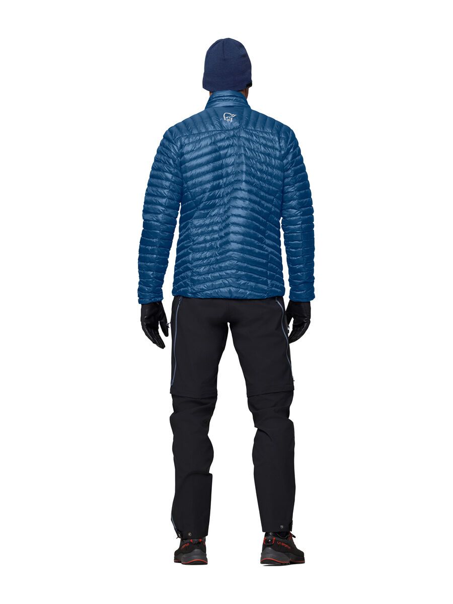 Norrona trollveggen down800 super light Jacket M's, dark blue - Bild 7