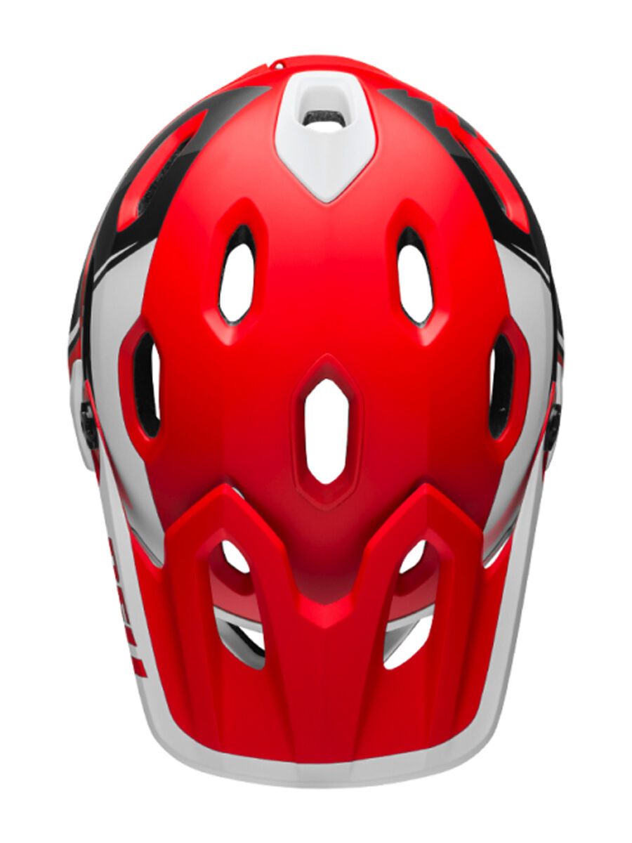 Bell Super DH MIPS, matte red/white/black recourse - Bild 6
