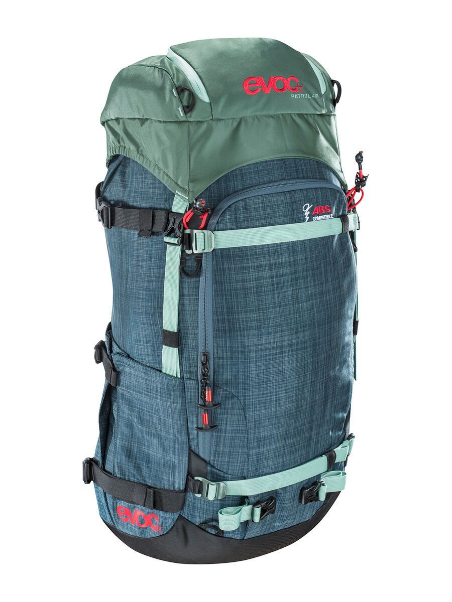 Evoc Zip-On ABS Patrol 40l, heather slate-olive - Bild 1