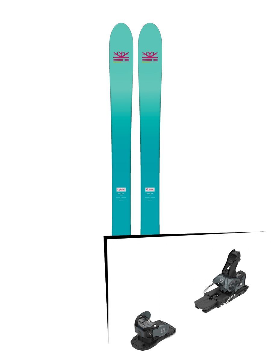 Set: DPS Skis Nina F99 Foundation 2018 + Salomon Warden MNC 13 black/grey - Bild 1