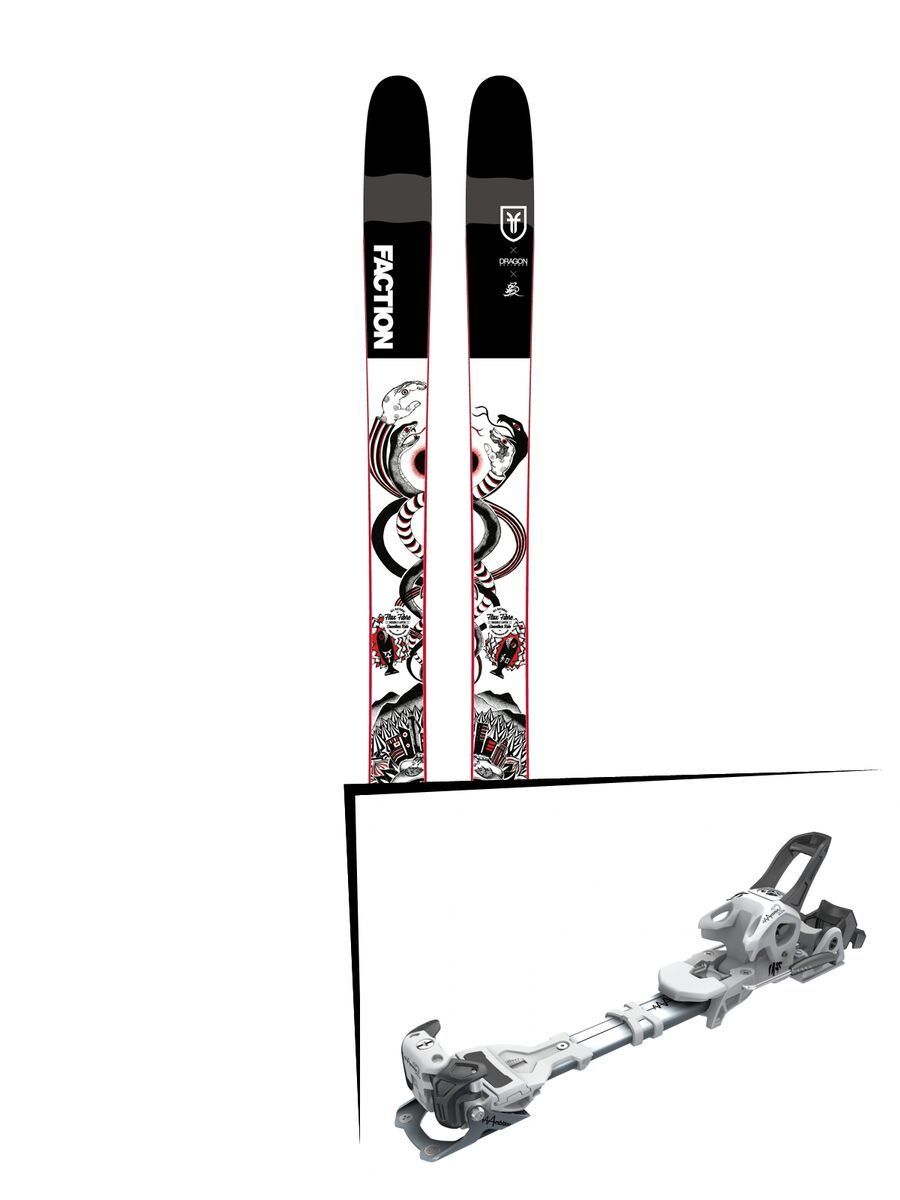 Set: Faction Prodigy 3.0 Collab 2019 + Tyrolia Ambition 12 AT solid white black - Bild 1