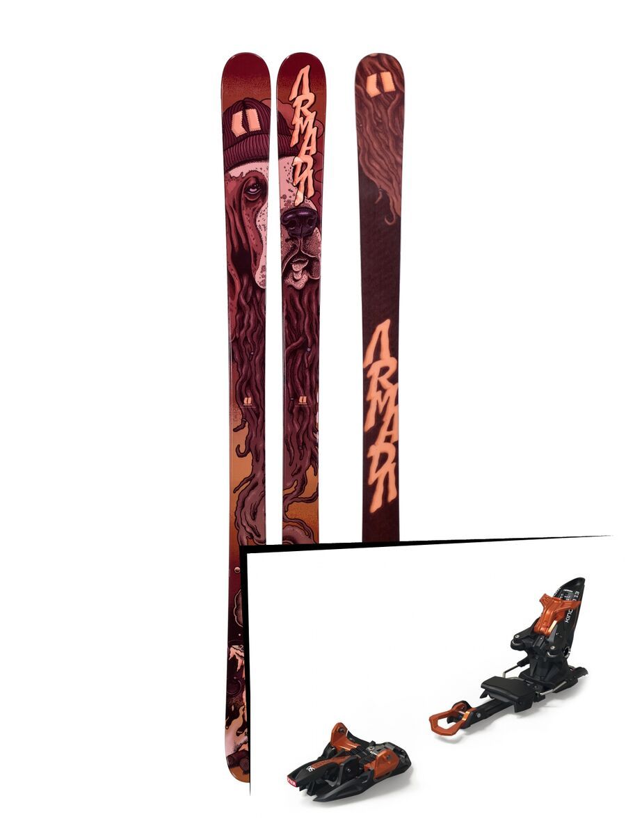 Set: Armada BDog 2019 + Marker Kingpin 13 black/copper - Bild 1