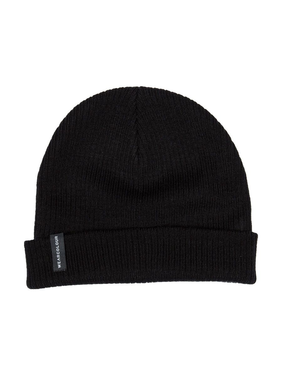 WearColour Rib Beanie, black - Bild 1