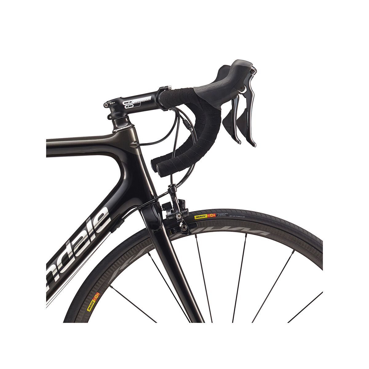 Cannondale SuperSix Evo Hi-Mod Dura Ace 1, jet black /w anthracite and chrome - BLK - Bild 5